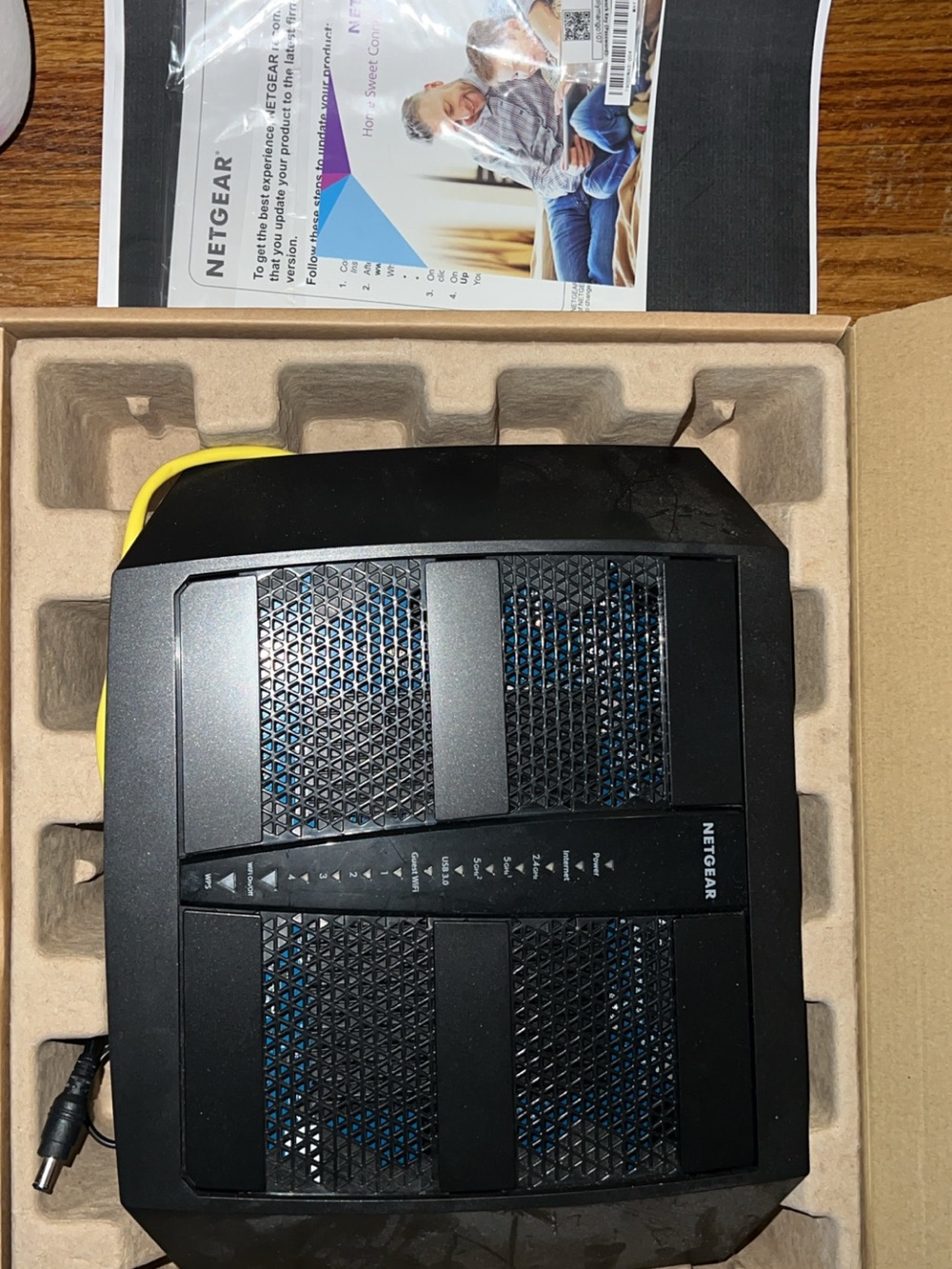 NETGEAR Nighthawk X6S AC3000 Tri-Band WiFi Router R7900P Tested w/ Box & Acc - Picture 7 of 7